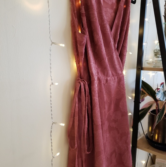 Gorgeous rose pink wrap dress - Picture 2 of 5